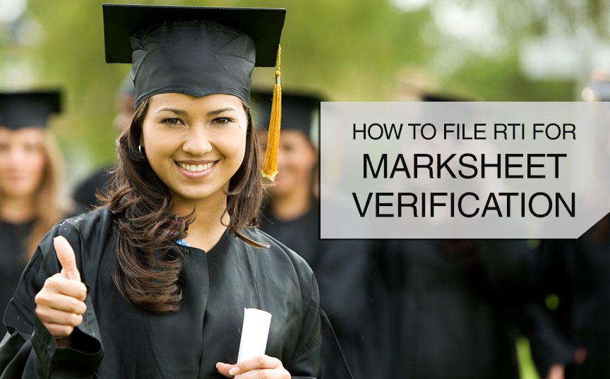 File Rti Online To Get Your Marksheets Verified In Simple Steps